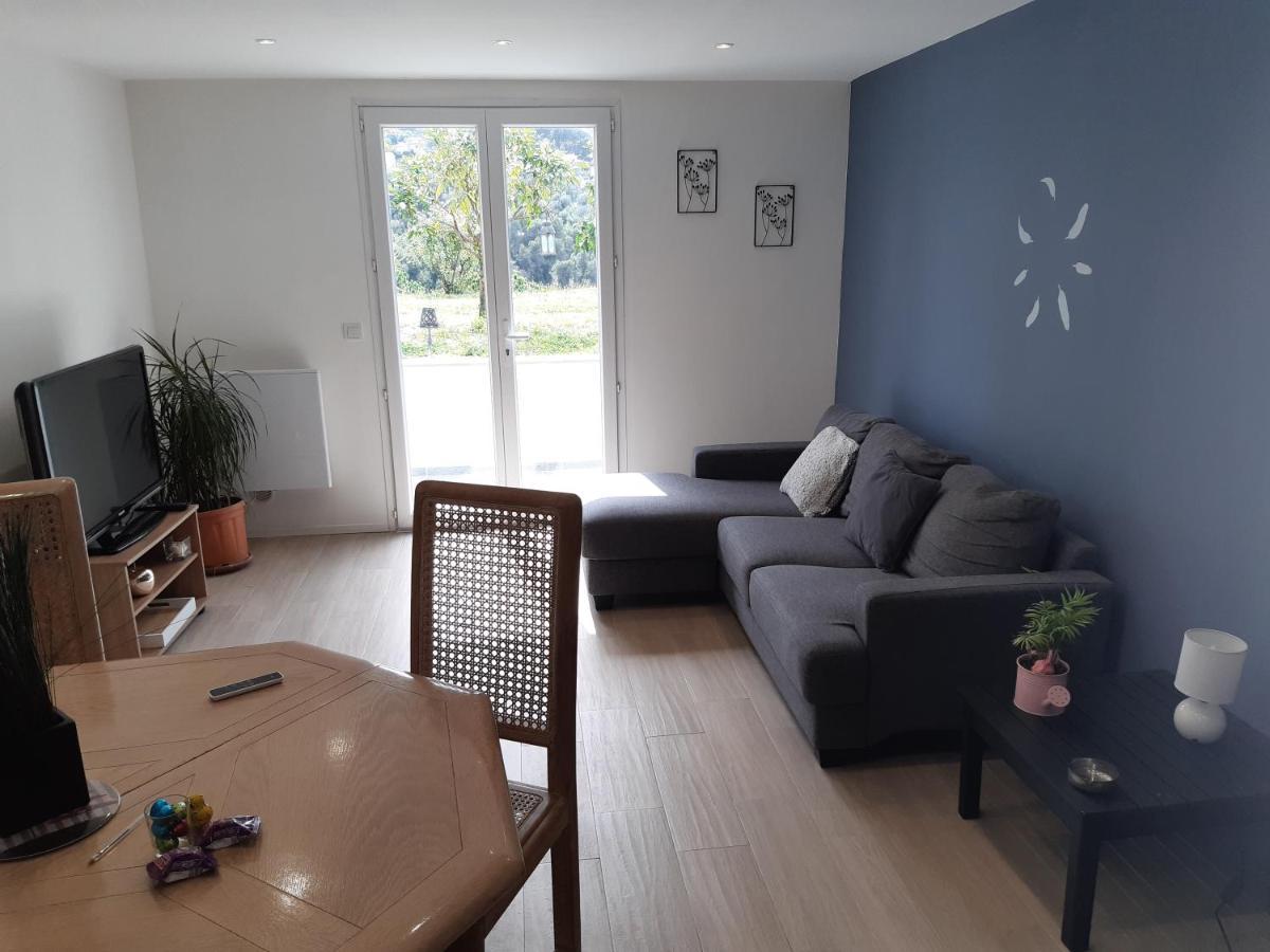 Appartement 3 Pieces Dans Villa Individuelle Falicon Eksteriør billede